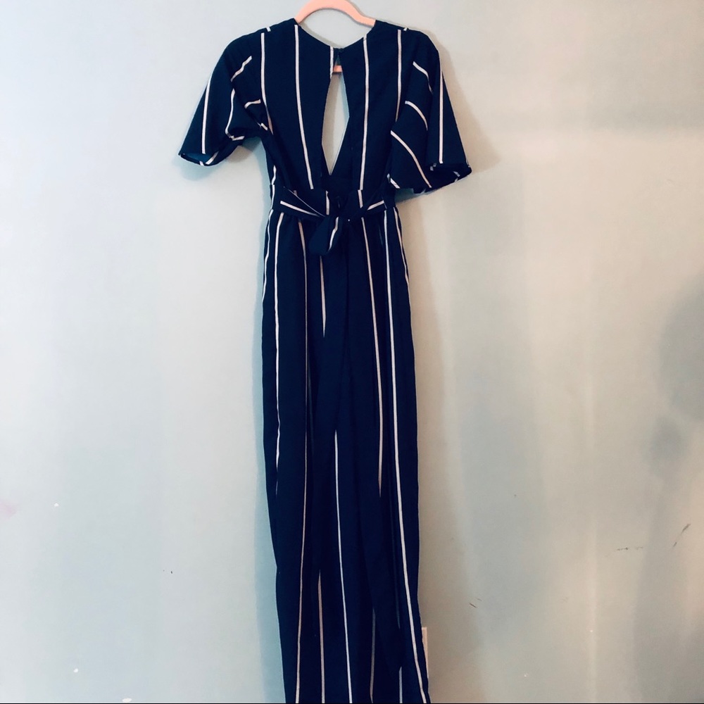 Jumpsuit with shorts underneath